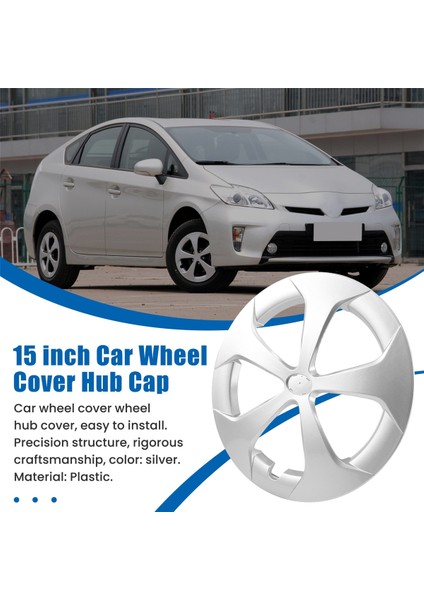 Toyota Prius 2012 2013 2014 2015 Için 15 Inç Araba Tekerlek Kapağı Göbek Kapağı Yedek (Yurt Dışından) fırsatları