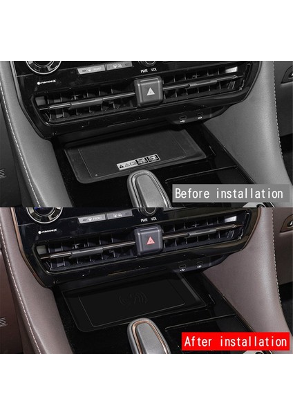 Toyota Alphard/vellfire 40 Serise 2023+ Merkez Konsolu Kablosuz Şarj Cihazı Mat Anti-Slip Pad Lhd (Yurt Dışından) modelleri