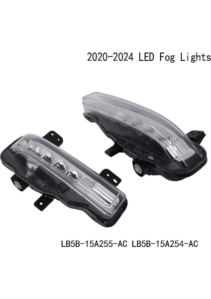 Ford Explorer Için 2020-2024 Sol LED Fog Folları Ön Tampon Lambaları LED Gündüz Koşu Işıkları LB5B-15A255-AC (Yurt Dışından) modelleri