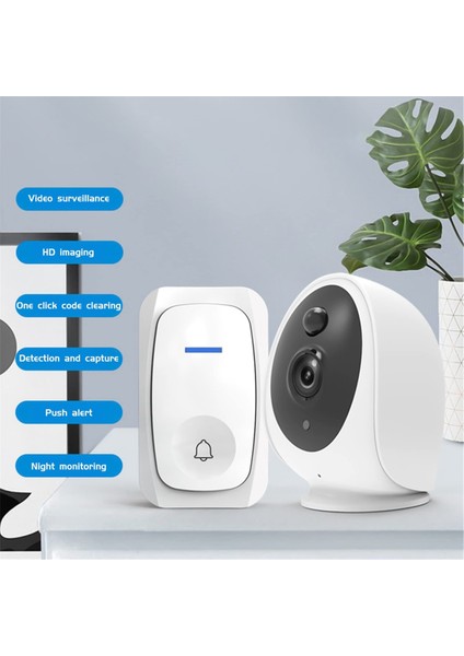 Kablosuz Kapı Zorluğu Siparişlerim Yükseltme 2&#39;de 1 Akıllı 2 Yollu Sesli Kapı Zili Kamera Kapı Bell Ultra Net (Yurt Dışından) fiyatları