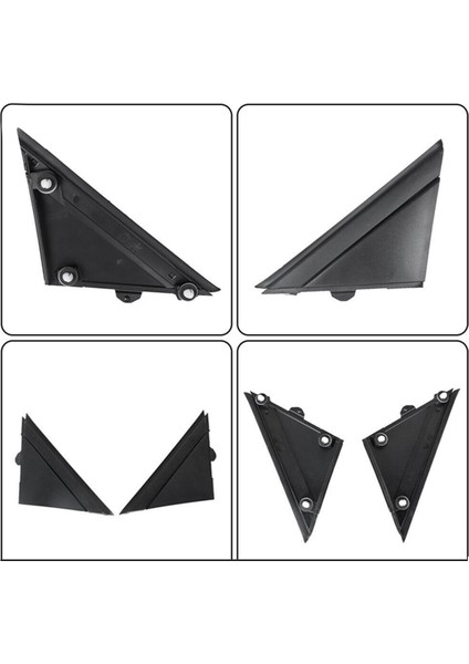 1paır Araç Bağlantısı 500 2012-2019 Için Ayna Üçgen Plaka (Yurt Dışından) fırsatları