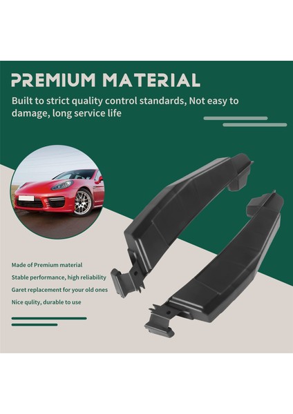 1paır Araç Ön Alt Tampon Braket Kapağı Porsche Panamera Için Lhd 970 2010-2016 L 97050555301 R 970505555401 (Yurt Dışından) fırsatları