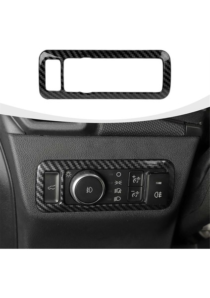 Far Anahtarı Düğmesi Panel Kapak Ford Mustang 2024 Iç Aksesuarlar Karbon Fiber (Yurt Dışından) modelleri