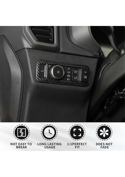 Far Anahtarı Düğmesi Panel Kapak Ford Mustang 2024 Iç Aksesuarlar Karbon Fiber (Yurt Dışından) indirimleri