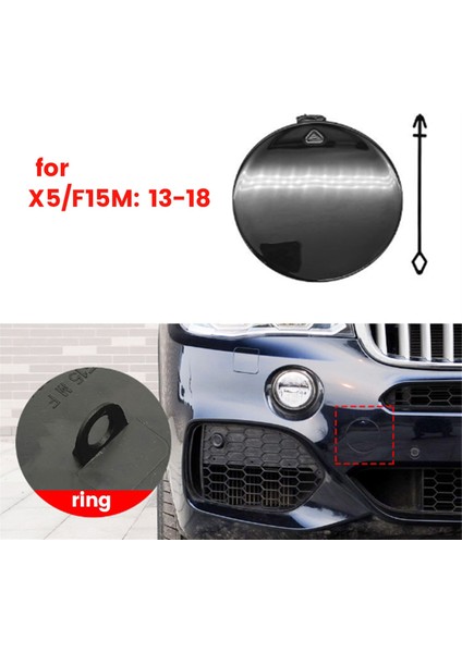 Araba Ön Tampon Tow Hook Kapağı Bmw Için Bmw X5 M F15 2013-2018 Fragman Kapağı Için Boyalı 51118060131 (Yurt Dışından) fiyatları