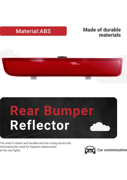 Sol Tampon Reflektör Arka Tampon Arka Lamba Reflektörü Land Rover Range Rover L322 Freelander Lr2 LR006349 (Yurt Dışından) fırsatları