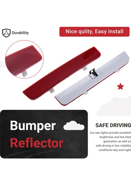 Sol Tampon Reflektör Arka Tampon Arka Lamba Reflektörü Land Rover Range Rover L322 Freelander Lr2 LR006349 (Yurt Dışından) indirimleri