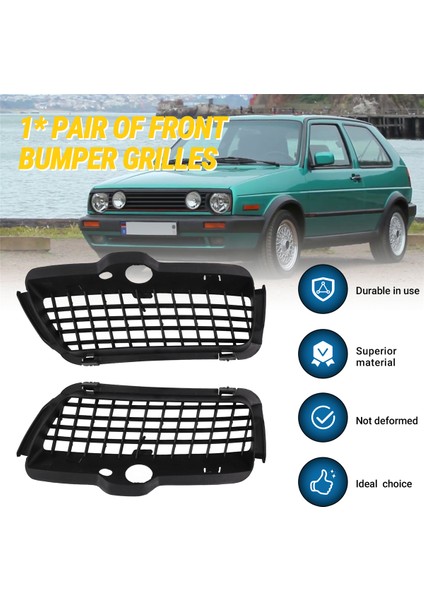 1 Çift Araba Ön Tamponu Alt Izgaralar Için Vw /golf Için Mk3 1993-1998 1H685366601C (Yurt Dışından) fırsatları