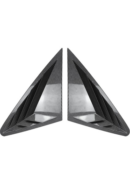 Araba Arka Üçgen Pencere Panjur Panjurları Panjurlar Audi Q5 Fy Coupe 2018-2024 Karbon Fiber Için Kapak Döşeme (Yurt Dışından)