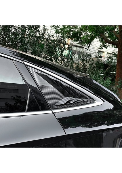 Araba Arka Üçgen Pencere Panjur Panjurları Panjurlar Audi Q5 Fy Coupe 2018-2024 Karbon Fiber Için Kapak Döşeme (Yurt Dışından) indirimleri