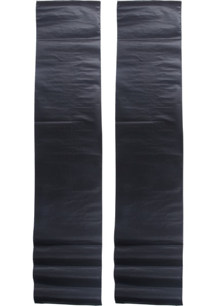 2x Dıy 30X127 3D Karbon Fiber Çıkartma Vinil Film Sarısı Rulo Yapışkan Araç Sticker Sacer Siyah (Yurt Dışından)