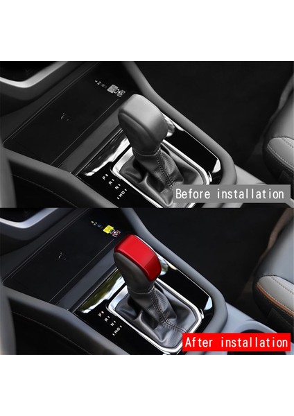 Subaru Forester 2025 Iç Aksesuarlar Için Araç Dişli Vites Düğmesi Trim Kapak Vardiyası Düğmesi Trim Sticker Kırmızı Lhd (Yurt Dışından) fiyatları