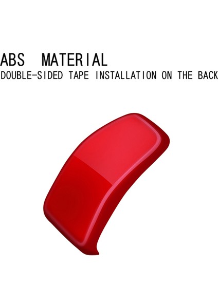 Subaru Forester 2025 Iç Aksesuarlar Için Araç Dişli Vites Düğmesi Trim Kapak Vardiyası Düğmesi Trim Sticker Kırmızı Lhd (Yurt Dışından) fırsatları