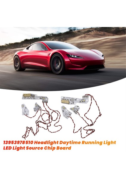 13953978510 Araba Far Gündüz Koşu Işığı LED Tahtası Tesla Model S Dönüş Sinyali Işık Kaynağı Çip Modülü Sol (Yurt Dışından) fırsatları
