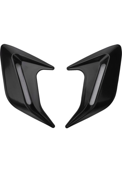 Evrensel Araba Havalandırmaları Dekoratif Araba Stili Hava Akışı Havalandırma Kaput Siyah (Yurt Dışından)