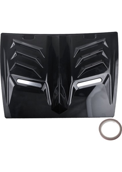 Araba Hava Akışı Alım Kaputu Kepçe Havalandırma Bonnet Dekoratif Kapak Merkezi Yan Hava Outlet Hood Evrensel Otomatik Dış Erişim B (Yurt Dışından)