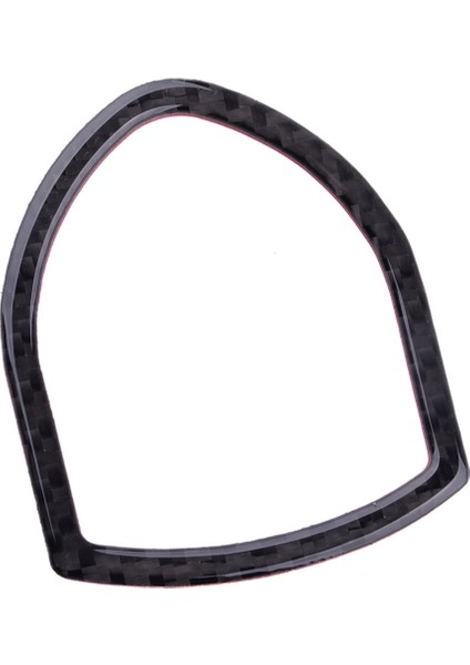 Araba Dış Ön Logo Amblem Trim Kapak Çerçevesi Siyah Karbon Fiber Için Uygun -Porsche Cayenne Macan 2014-2019 (Yurt Dışından) fiyatları