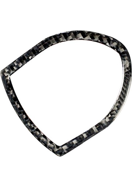 Araba Dış Ön Logo Amblem Trim Kapak Çerçevesi Siyah Karbon Fiber Için Uygun -Porsche Cayenne Macan 2014-2019 (Yurt Dışından) modelleri