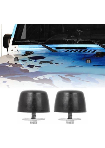 2 Adet Siyah Kauçuk Tampon Yastık Kaputu Jeep Wrangler KJ71051BK (Yurt Dışından) fiyatları