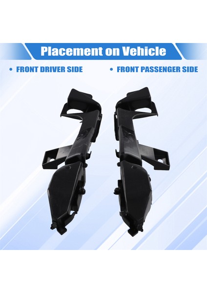 Araba Gövdesi Ön Tampon Braketi 52116-60130 52116-60070 Toyota Land Cruiser Prado LC120 FJ120 2003-2009 (Yurt Dışından) indirimleri