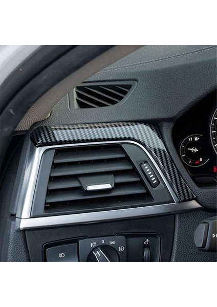 Bmw 3 4 Serisi F30 F30 F31 F32 F34 2013-2019 Karbon Fiber Merkezi Gösterge Tablosu Şerit Trim+Sol Hava Havalandırma Outlet Kapağı Trim (Yurt Dışından) fiyatları