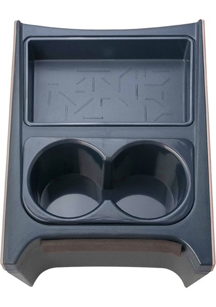 Araba Koltuk Koridoru Çift Katmanlı Saklama Kutusu Braket Tepsisi Zeekr x Iç Modifikasyon Aksesuarları Mavi (Yurt Dışından)