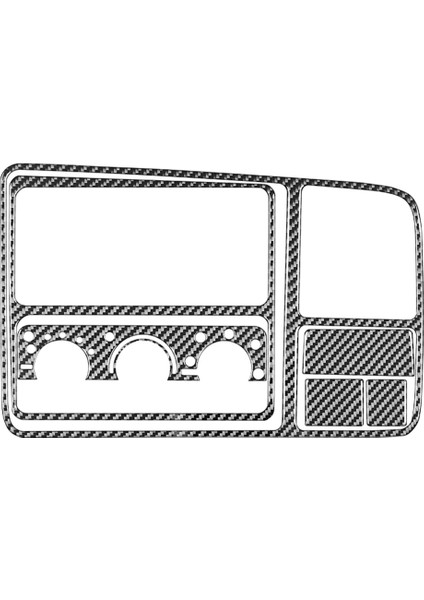 Chevy Silverado Için Karbon Fiber 1500 1999-2002 Konsol Hava Havalandırma Kapağı Fm Ayar Anahtarı Kapak Trim Aksesuarları (Yurt Dışından)