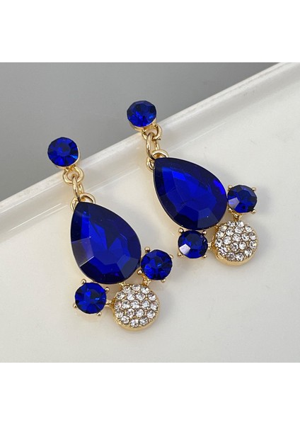 Moda Alaşım A Tılı Elmaslı Gösterişli Renkli Takım Kadın Kazak Retro Klavikula Kolye (Yurt Dışından)