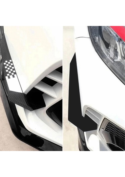 Araba Ön Tampon Dudak Fin Spinitter Spoiler Honda Civic Için Canard Sticker 10. Type-R 2019-2021 (Yurt Dışından) fiyatları