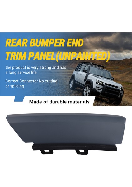 Arka Tampon Uç Trim Paneli Profil Kapağı Sol Taraf LR132635 Land Rover Yeni Defender 2020 Için Boyasız (Yurt Dışından) fırsatları