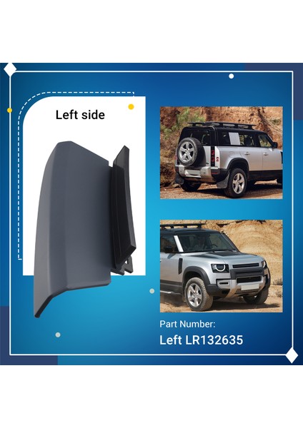 Arka Tampon Uç Trim Paneli Profil Kapağı Sol Taraf LR132635 Land Rover Yeni Defender 2020 Için Boyasız (Yurt Dışından) indirimleri