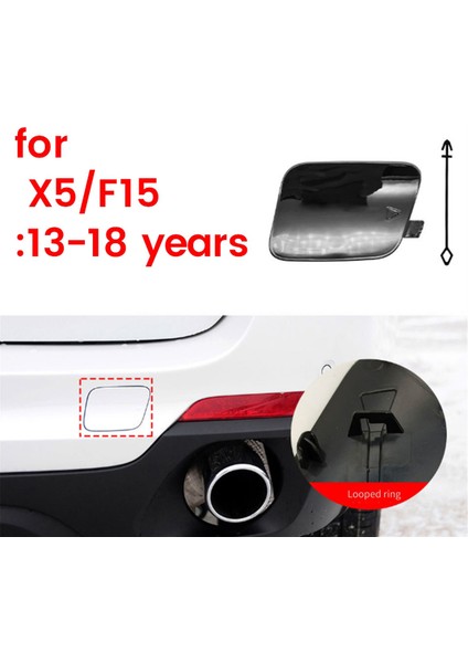Araba Arka Tampon Çekme Kanca Kapağı Boyalı 51127378573 51127378574 Bmw X5 F15 2013-2018 Fragman Kapağı Siyah (Yurt Dışından) indirimleri