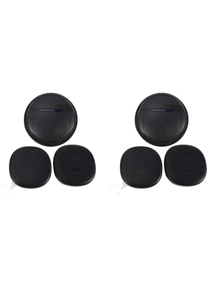 2x Pet Köpek Kapı Zilleri Kablosuz Kapı Bell Ev Eğitimi Çok Fonksiyonlu Sensör Hareketi (Alıcı ve Vericiler) Abd Fişi (Yurt Dışından)