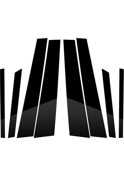 Araba Sütunları Trim Sticker Çıkartmaları Sürücü Yolcu Yüz Bmw-X6 E71 2009-2014 Aksesuarları Için Ön Dış Kapı Kalıplama (Yurt Dışından)