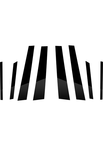 Araba Sütunları Trim Sticker Çıkartmaları Sürücü Yolcu Yüz Bmw-X6 E71 2009-2014 Aksesuarları Için Ön Dış Kapı Kalıplama (Yurt Dışından) fırsatları