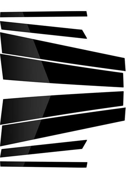 Araba Sütunları Trim Sticker Çıkartmaları Sürücü Yolcu Yüz Bmw-X6 E71 2009-2014 Aksesuarları Için Ön Dış Kapı Kalıplama (Yurt Dışından) indirimleri