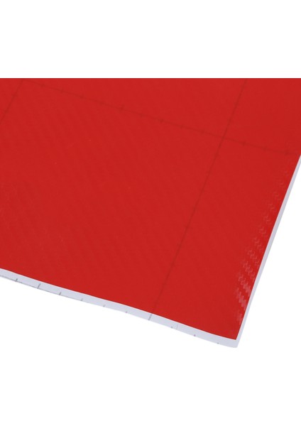 Dıy 30X127 3D Karbon Fiber Çıkartma Vinil Film Sarısı Roll Yapışkanlı Araba Sticker Levha Kırmızı (Yurt Dışından) indirimleri