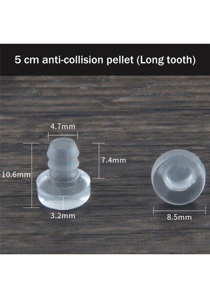 200PCS Cam Masa Üstü Şok Gömülü Lastik Dolap Kapı, Veranda Tezgahı Için Anti-Şok Peletleri, 3/16 Inç Deliğe Uyuyor (Yurt Dışından) fiyatları