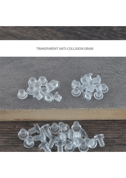 200PCS Cam Masa Üstü Şok Gömülü Lastik Dolap Kapı, Veranda Tezgahı Için Anti-Şok Peletleri, 3/16 Inç Deliğe Uyuyor (Yurt Dışından) fırsatları