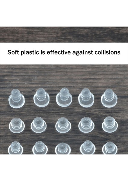 200PCS Cam Masa Üstü Şok Gömülü Lastik Dolap Kapı, Veranda Tezgahı Için Anti-Şok Peletleri, 3/16 Inç Deliğe Uyuyor (Yurt Dışından) indirimleri