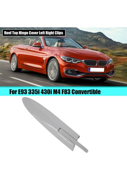 Sol Çatı Üst Menteşe Kapağı Kapağı 5437184047 Bmw 3 4 Serisi E93 F33 M3 M4 F83 2007-2019 Araba Menteşe Kaplama Şeritleri (Yurt Dışından) fiyatları