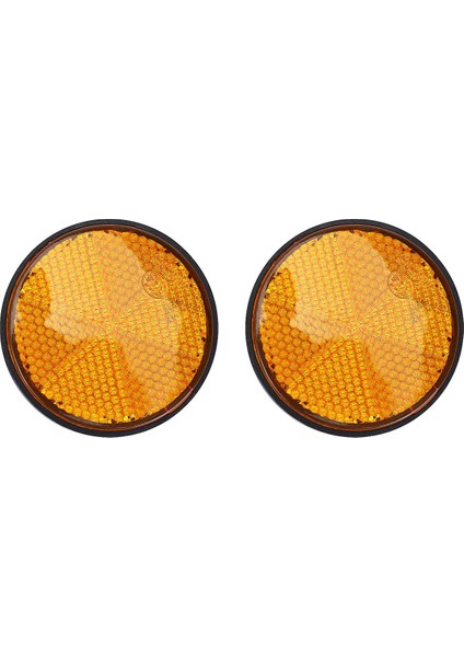 40PCS 2 Inç Yuvarlak Turuncu Reflektör Motosiklet Atv Kir Bisikleti Için Evrensel (Yurt Dışından) indirimleri
