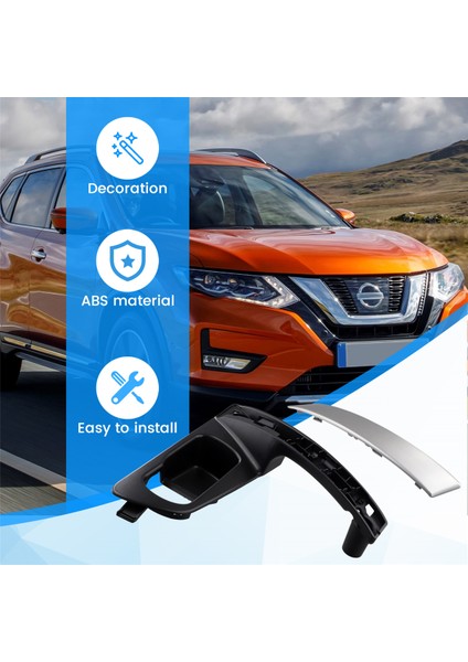 Araba Önü Kapı Kolları Kapak Tabanı Kapı Tabanı ile Nissan Qashqai J10 80945-JE50A 80951-JE20A Için (Yurt Dışından) fırsatları