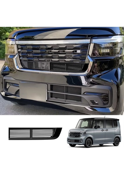 Araba Ön Emme Izgaraları Honda N-Box 2024 Araç Aksesuarları Için Üst Orta Örgü Izgarayı Örtün (Yurt Dışından) indirimleri
