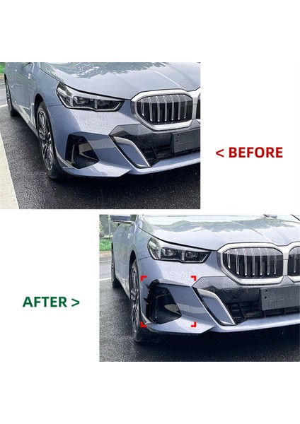 Bmw 5 Serisi I5 G60 G61 2024+ M Spor Sis Fabrikaları Dekoratif Kapak Karbon Fiber Için Araba Ön Tampon Ayırıcı Spoyler (Yurt Dışından) fiyatları