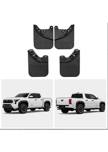 Toyota Tacoma Için Araba Çamur Fleps 2024 Çamurluk Çamur Koruma Flep Splash Flaps Aksesuarlar (Yurt Dışından) indirimleri