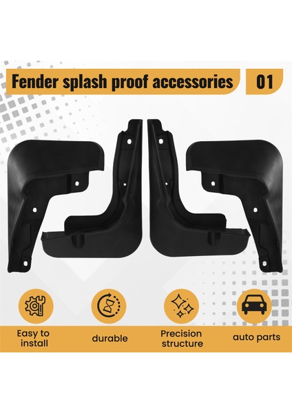 4pcs Toyota BZ4X 2022 Çamurluk Çamur Koruma Flep Splash Flaps Aksesuarları (Yurt Dışından) indirimleri