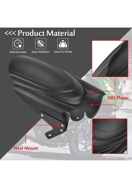 Kawasaki Versys Için Motosiklet Arka Çamurluk Çamurluk Sıçraması Guard 650 KLE650 2007-2024 Aksesuarlar (Yurt Dışından) modelleri