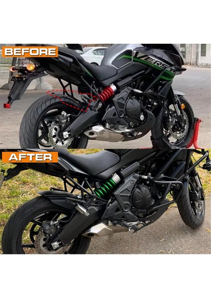 Kawasaki Versys Için Motosiklet Arka Çamurluk Çamurluk Sıçraması Guard 650 KLE650 2007-2024 Aksesuarlar (Yurt Dışından) indirimleri