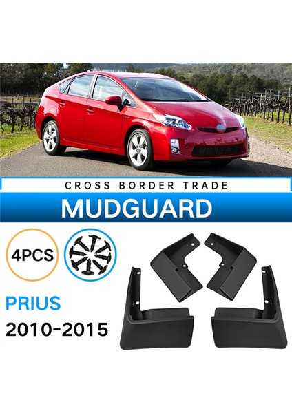 Toyota Prius Için Araba Mudflaps 2010-2015 Çamurluk Çamur Flep Splash Gardiyanlar Çamur Araba Tekerlek Aksesuarları Kapak (Yurt Dışından) indirimleri